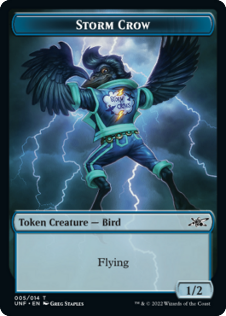 Zombie Employee // Storm Crow Double-Sided Token [Unfinity Tokens] - The Mythic Store | 24h Order Processing