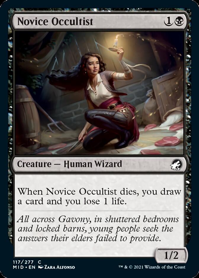 Novice Occultist [Innistrad: Midnight Hunt] - The Mythic Store | 24h Order Processing
