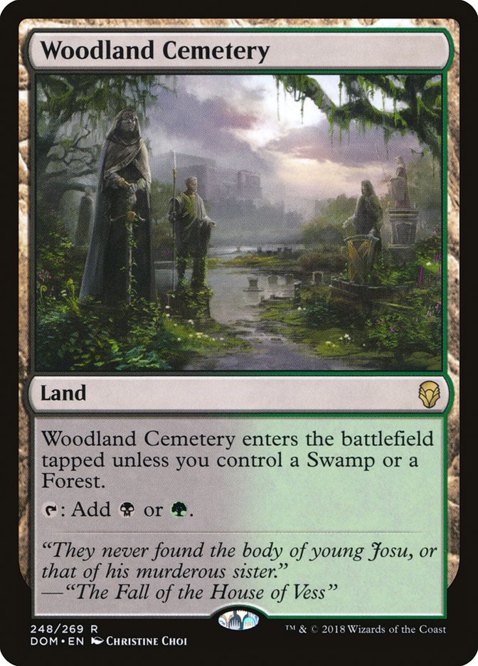 Woodland Cemetery [Dominaria] - The Mythic Store | 24h Order Processing