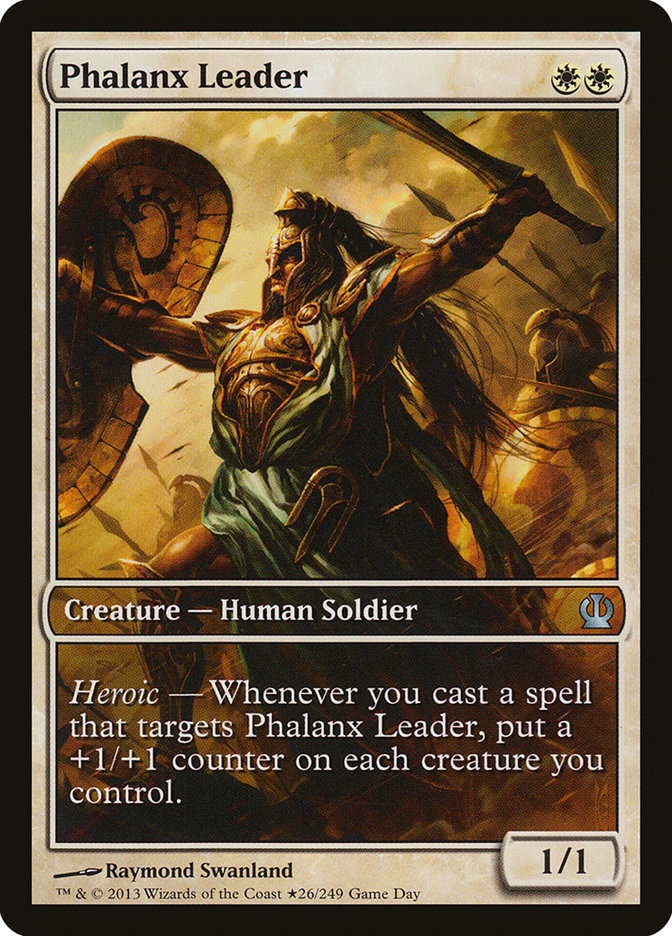 Phalanx Leader (Game Day) (Extended Art) [Theros Promos] - The Mythic Store | 24h Order Processing