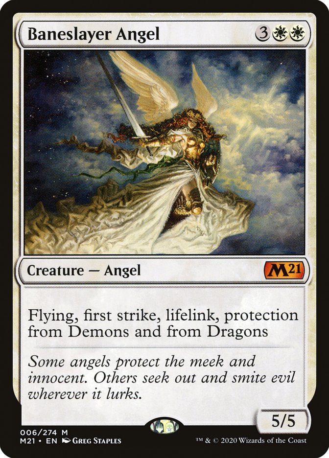 Baneslayer Angel [Core Set 2021] - The Mythic Store | 24h Order Processing