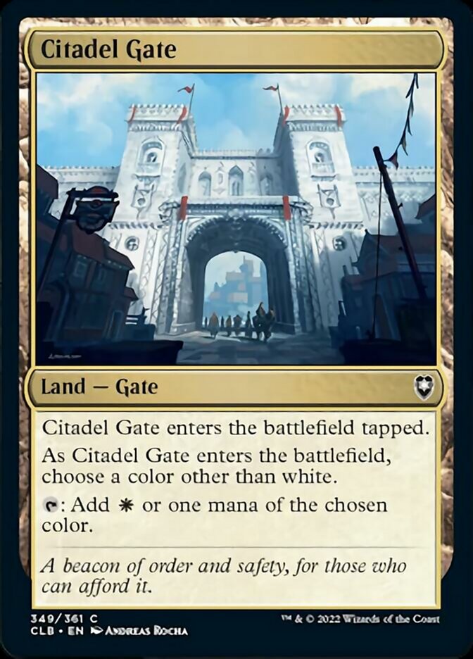 Citadel Gate [Commander Legends: Battle for Baldur's Gate] - The Mythic Store | 24h Order Processing