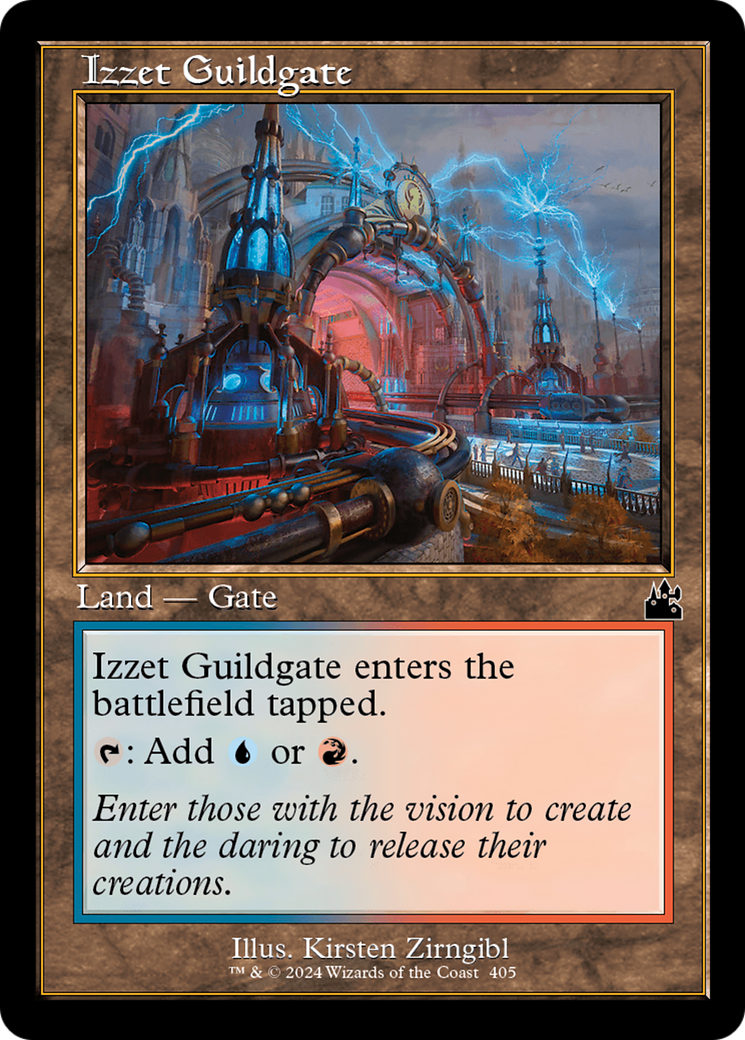 Izzet Guildgate (Retro Frame) [Ravnica Remastered] - The Mythic Store | 24h Order Processing