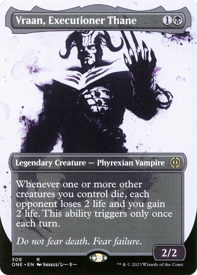 Vraan, Executioner Thane (Borderless Ichor) [Phyrexia: All Will Be One] - The Mythic Store | 24h Order Processing