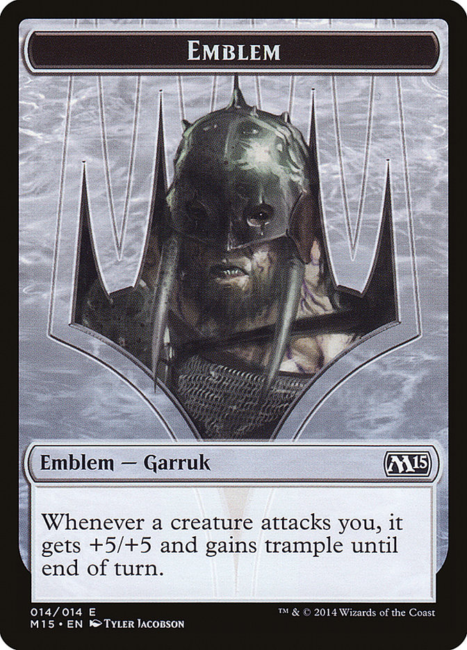 Garruk, Apex Predator Emblem [Magic 2015 Tokens] - The Mythic Store | 24h Order Processing
