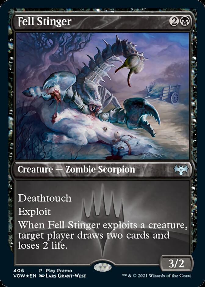 Fell Stinger (Play Promo) [Innistrad: Crimson Vow] - The Mythic Store | 24h Order Processing