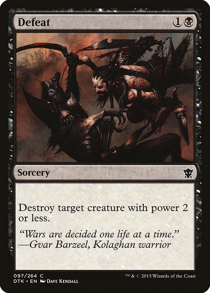 Defeat [Dragons of Tarkir] - The Mythic Store | 24h Order Processing