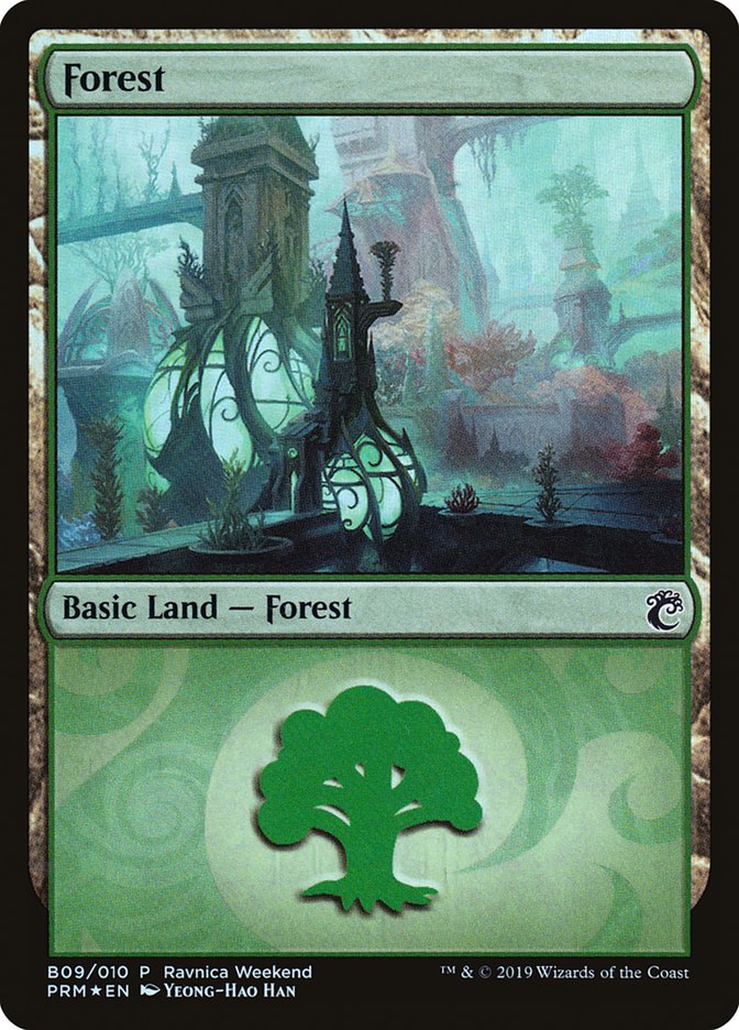 Forest (B09) [Ravnica Allegiance Guild Kit] - The Mythic Store | 24h Order Processing