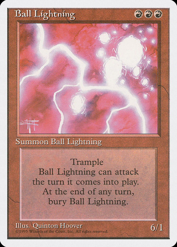 Ball Lightning [Fourth Edition] - The Mythic Store | 24h Order Processing