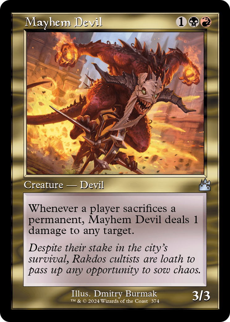 Mayhem Devil (Retro Frame) [Ravnica Remastered] - The Mythic Store | 24h Order Processing