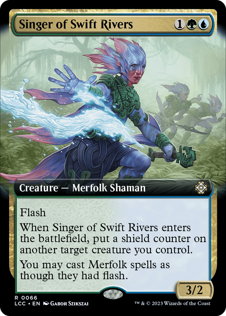 Singer of Swift Rivers (Extended Art) [The Lost Caverns of Ixalan Commander] - The Mythic Store | 24h Order Processing