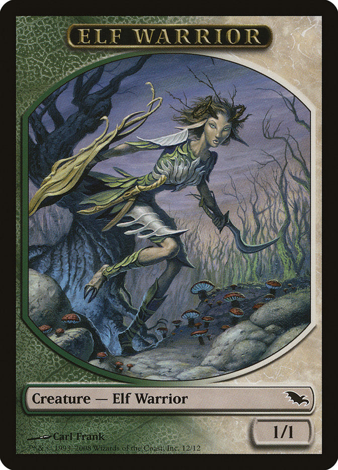 Elf Warrior Token (12/12) [Shadowmoor Tokens] - The Mythic Store | 24h Order Processing