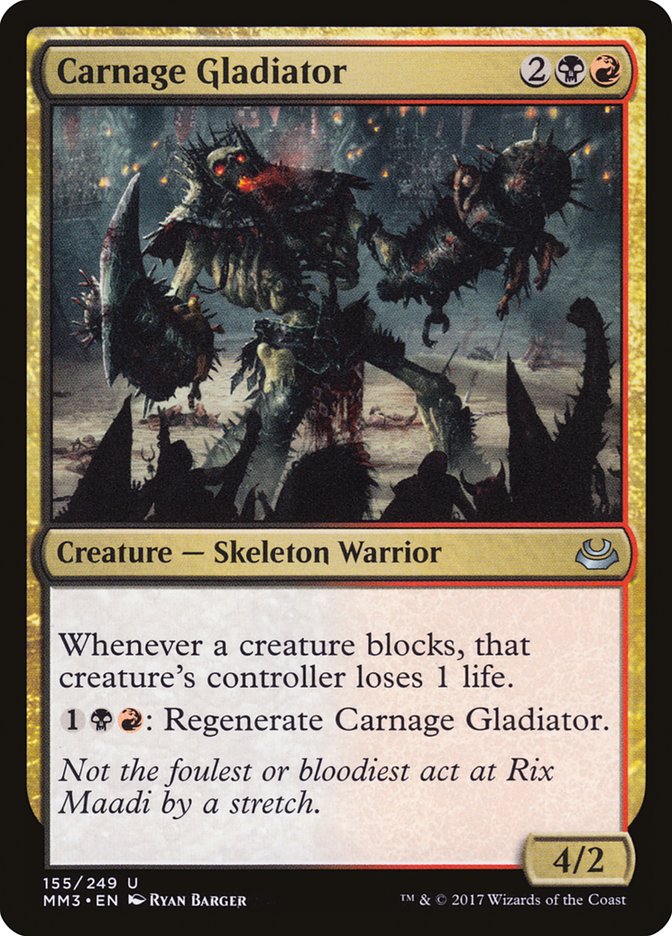 Carnage Gladiator [Modern Masters 2017] - The Mythic Store | 24h Order Processing