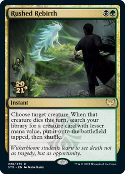 Rushed Rebirth [Strixhaven: School of Mages Prerelease Promos] - The Mythic Store | 24h Order Processing