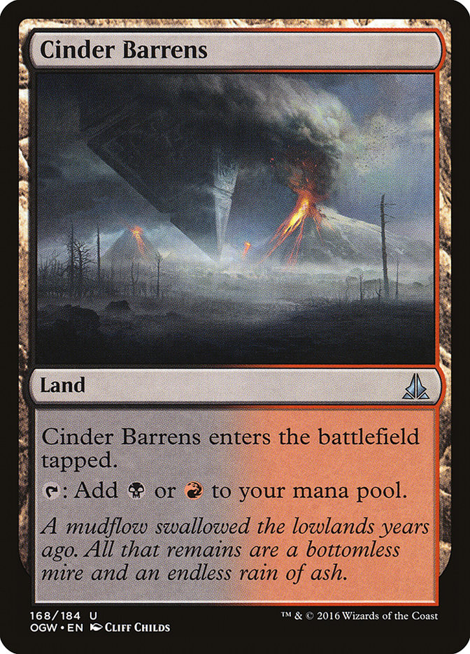 Cinder Barrens [Oath of the Gatewatch] - The Mythic Store | 24h Order Processing
