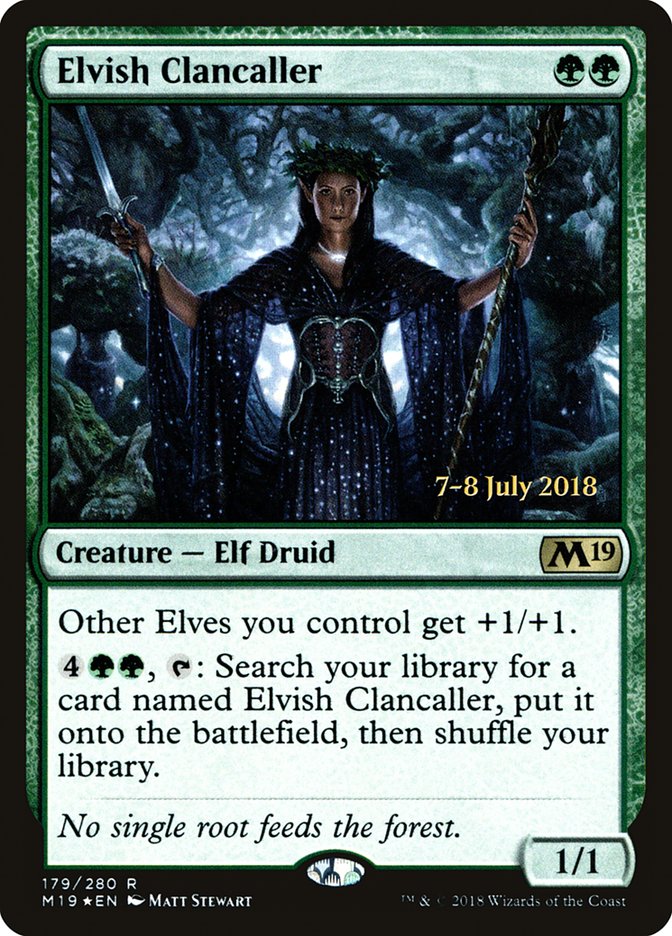 Elvish Clancaller [Core Set 2019 Prerelease Promos] - The Mythic Store | 24h Order Processing