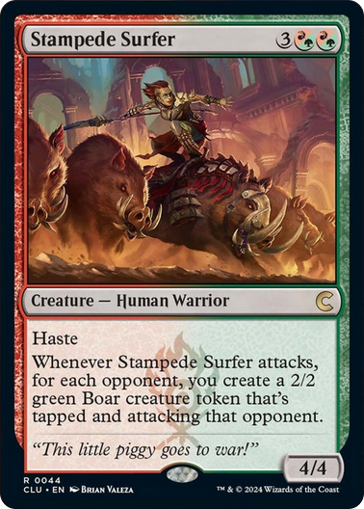 Stampede Surfer [Ravnica: Clue Edition] - The Mythic Store | 24h Order Processing