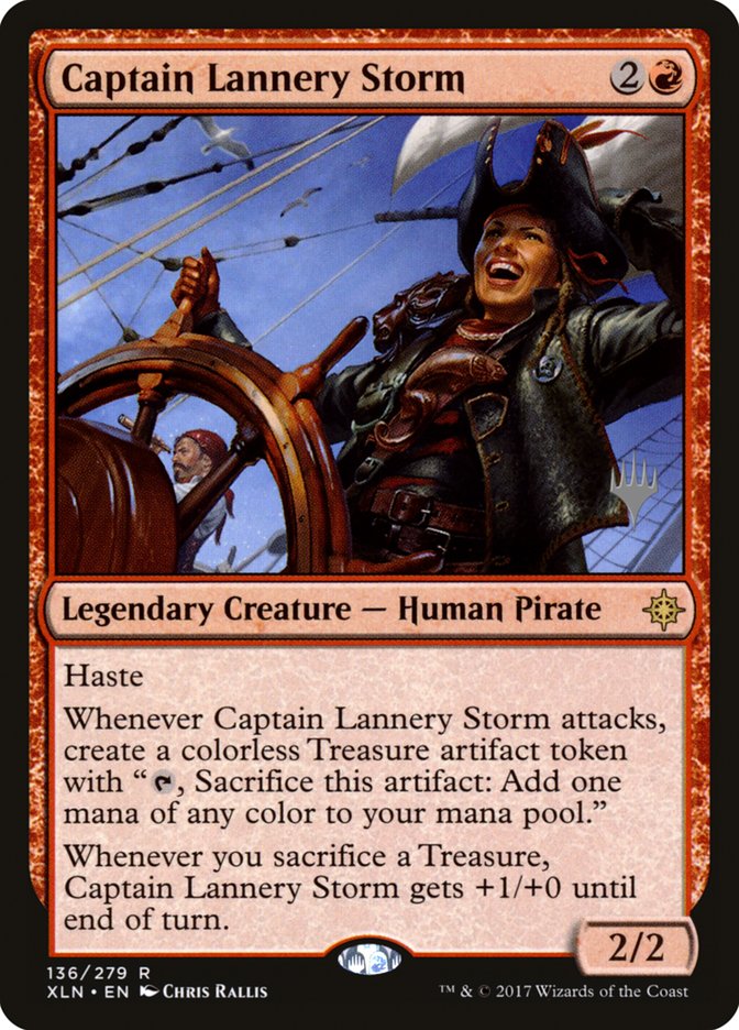 Captain Lannery Storm (Promo Pack) [Ixalan Promos] - The Mythic Store | 24h Order Processing