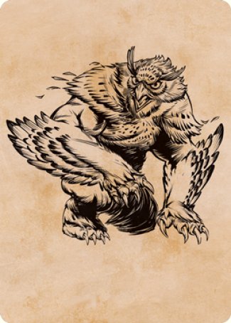 Owlbear (Showcase) Art Card [Dungeons & Dragons: Adventures in the Forgotten Realms Art Series] - The Mythic Store | 24h Order Processing
