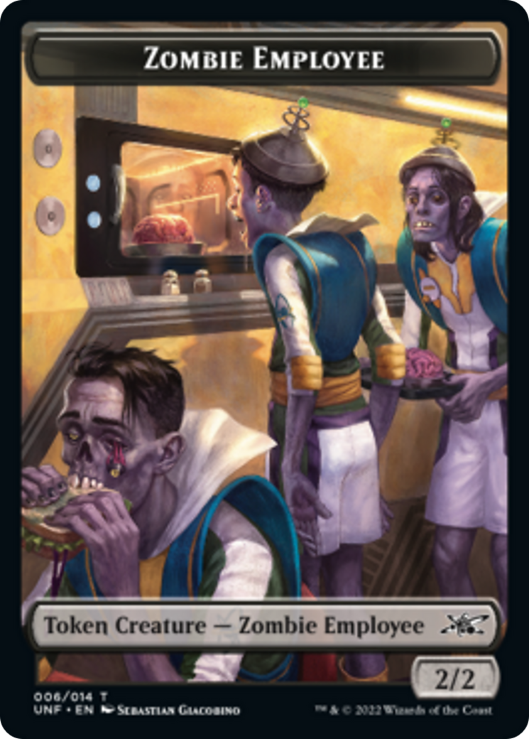 Zombie Employee // Balloon Double-Sided Token [Unfinity Tokens] - The Mythic Store | 24h Order Processing