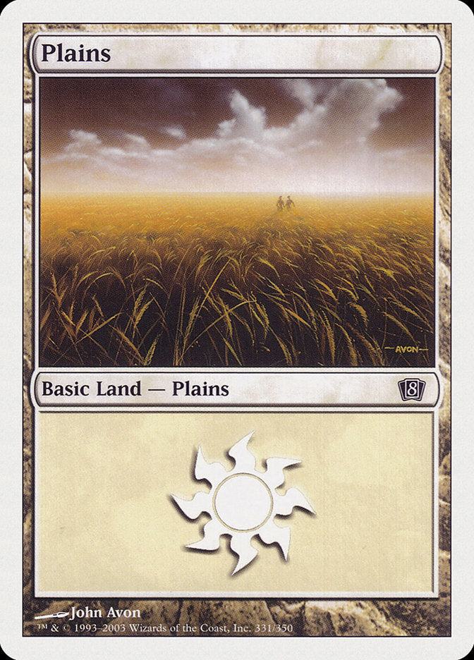 Plains (331) [Eighth Edition] - The Mythic Store | 24h Order Processing