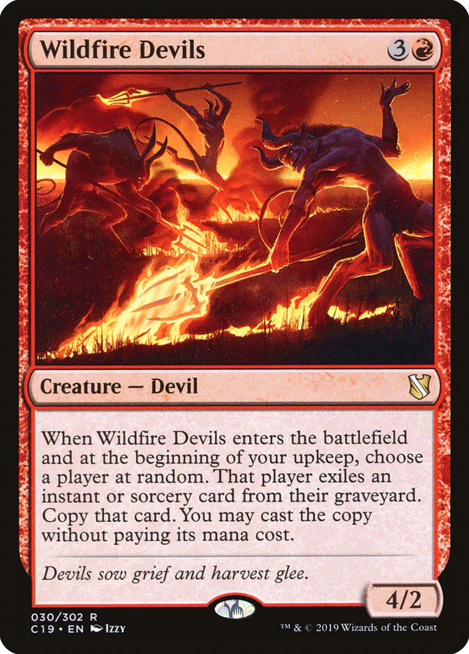 Wildfire Devils [Commander 2019] - The Mythic Store | 24h Order Processing