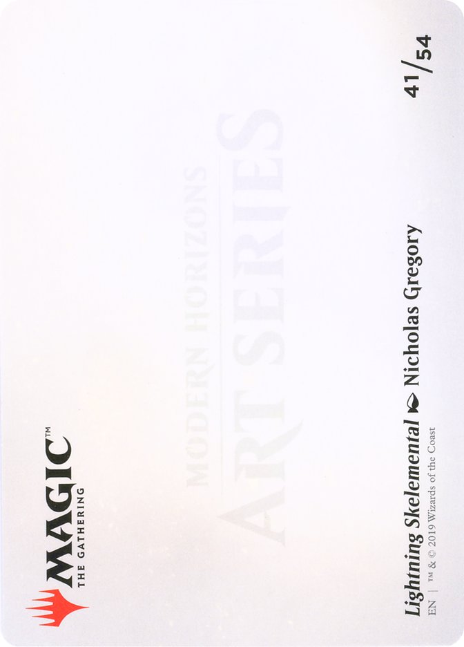 Lightning Skelemental // Lightning Skelemental [Modern Horizons Art Series] - The Mythic Store | 24h Order Processing