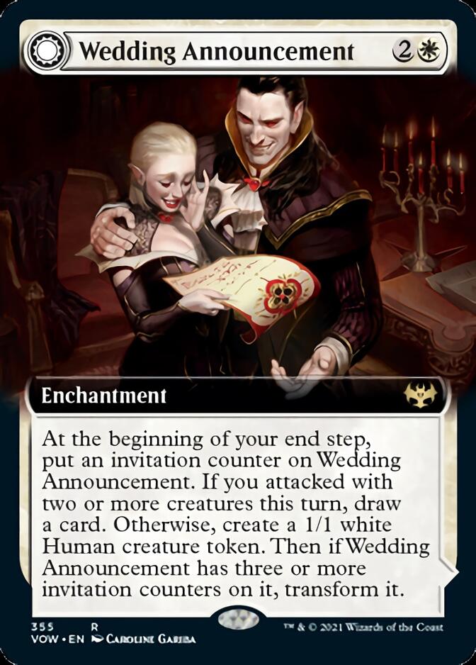 Wedding Announcement // Wedding Festivity (Extended Art) [Innistrad: Crimson Vow] - The Mythic Store | 24h Order Processing