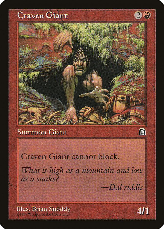 Craven Giant [Stronghold] - The Mythic Store | 24h Order Processing