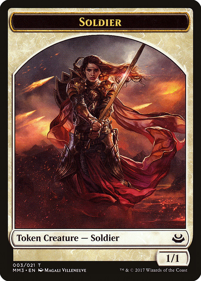 Soldier Token (003/021) [Modern Masters 2017 Tokens] - The Mythic Store | 24h Order Processing