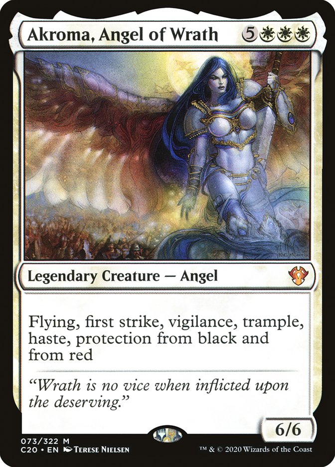 Akroma, Angel of Wrath [Commander 2020] - The Mythic Store | 24h Order Processing