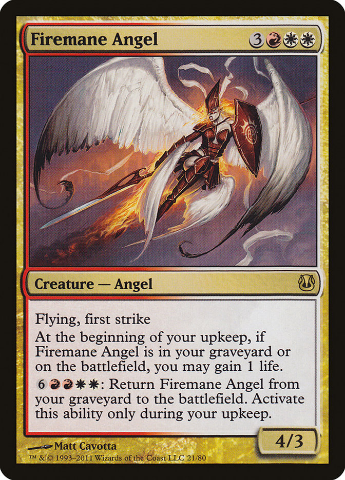 Firemane Angel [Duel Decks: Ajani vs. Nicol Bolas] - The Mythic Store | 24h Order Processing