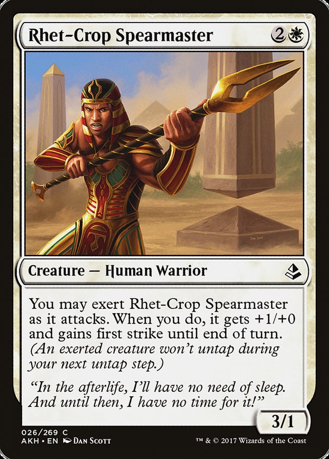 Rhet-Crop Spearmaster [Amonkhet] - The Mythic Store | 24h Order Processing