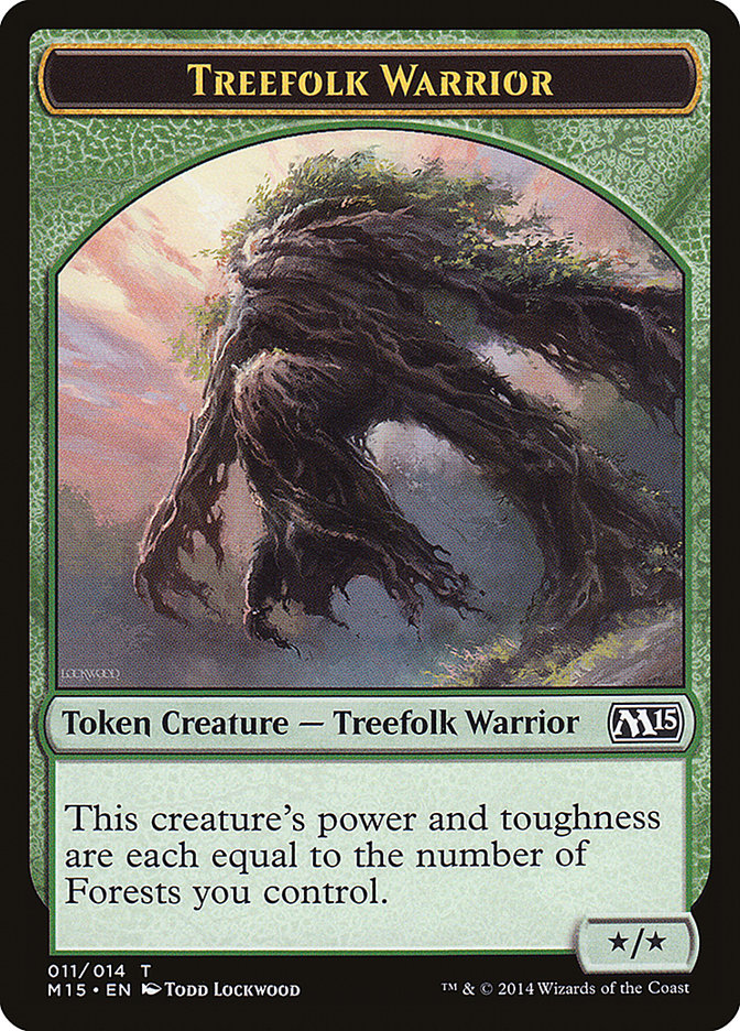 Treefolk Warrior Token [Magic 2015 Tokens] - The Mythic Store | 24h Order Processing