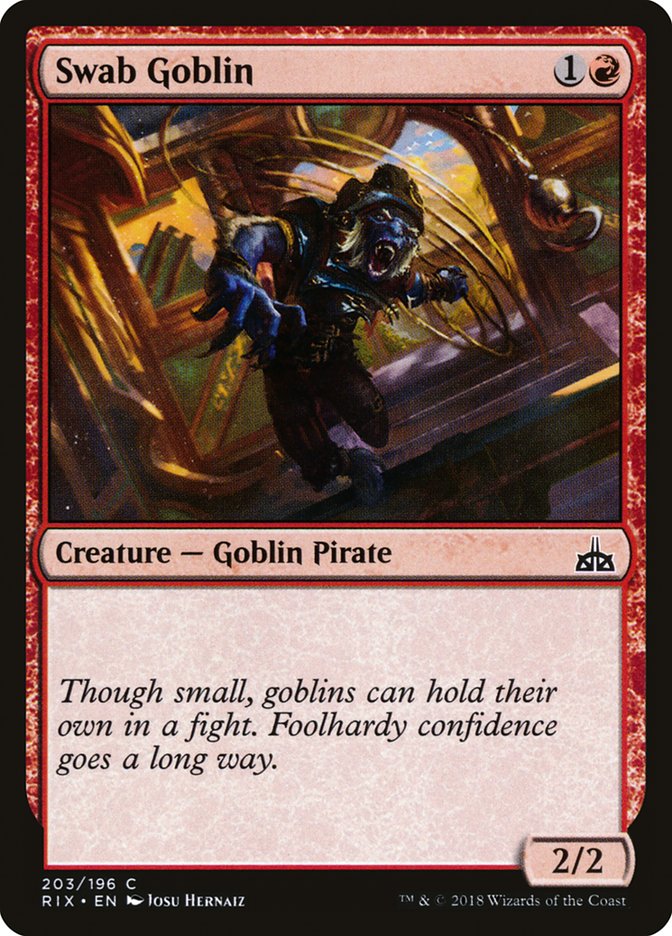 Swab Goblin [Rivals of Ixalan] - The Mythic Store | 24h Order Processing