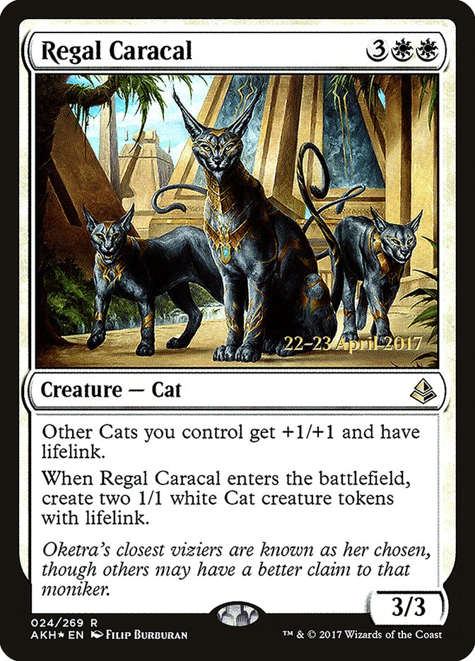 Regal Caracal [Amonkhet Prerelease Promos] - The Mythic Store | 24h Order Processing