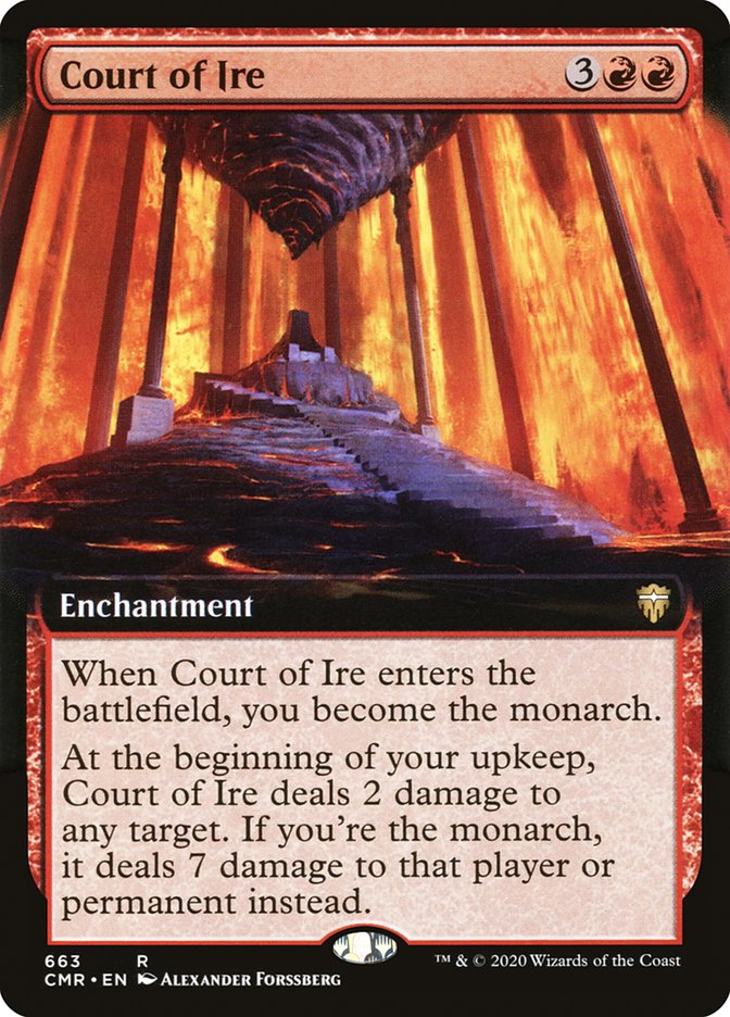 Court of Ire (Extended Art) [Commander Legends] - The Mythic Store | 24h Order Processing
