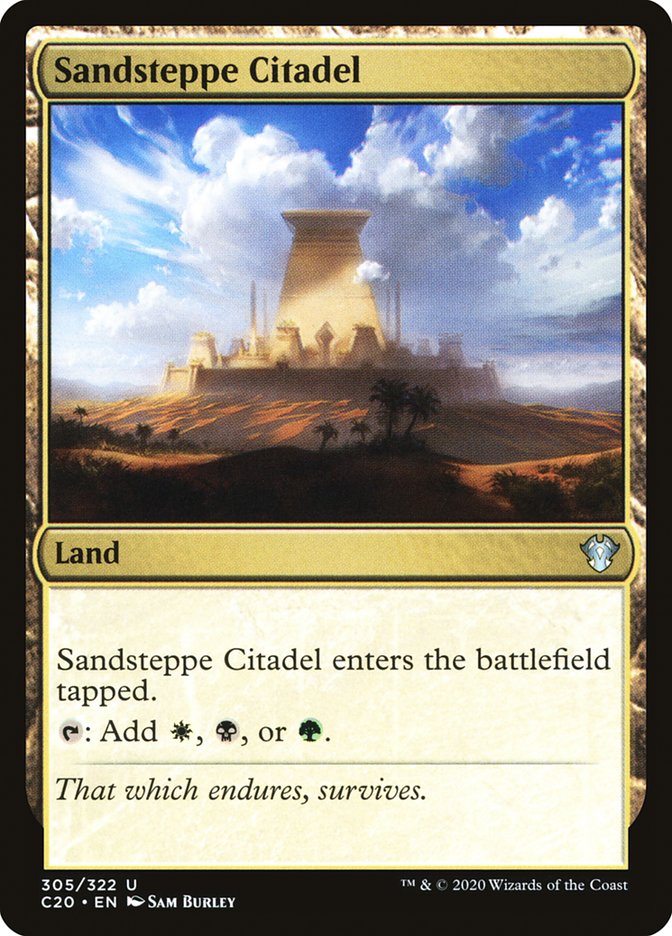 Sandsteppe Citadel [Commander 2020] - The Mythic Store | 24h Order Processing