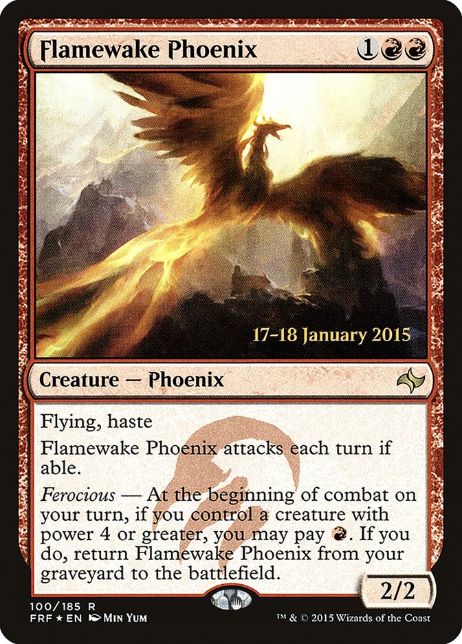 Flamewake Phoenix [Fate Reforged Prerelease Promos] - The Mythic Store | 24h Order Processing