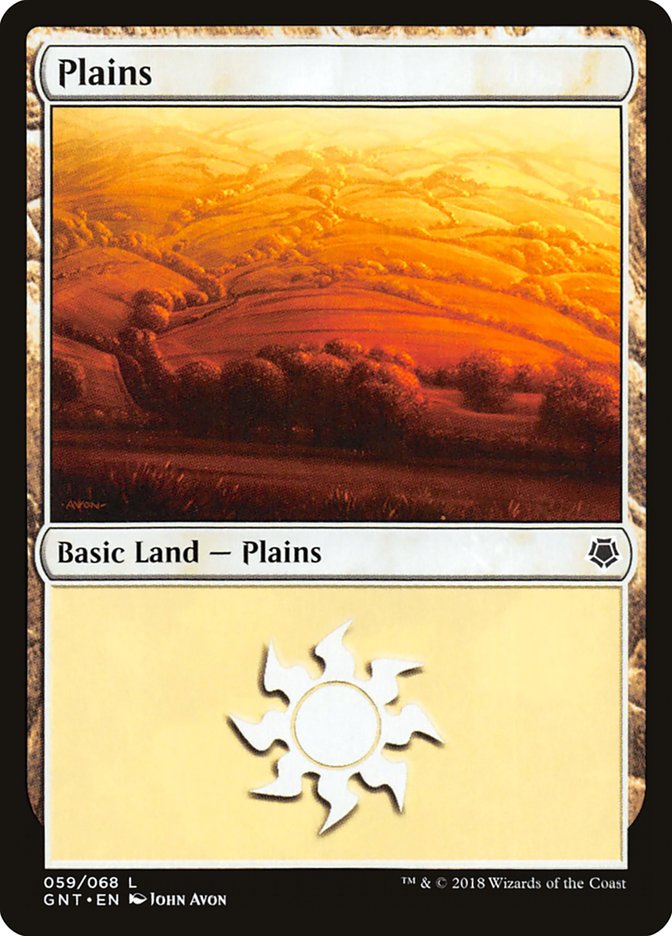 Plains (59) [Game Night 2018] - The Mythic Store | 24h Order Processing