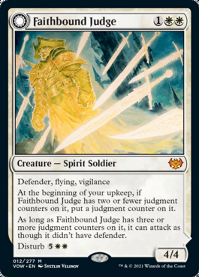 Faithbound Judge // Sinner's Judgment [Innistrad: Crimson Vow] - The Mythic Store | 24h Order Processing