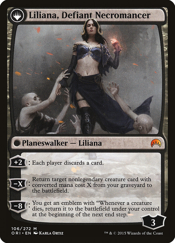 Liliana, Heretical Healer // Liliana, Defiant Necromancer [Magic Origins] - The Mythic Store | 24h Order Processing