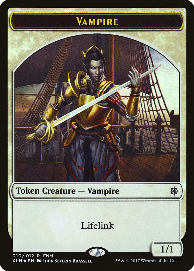 Vampire // Treasure Double-Sided Token [Friday Night Magic 2017] - The Mythic Store | 24h Order Processing