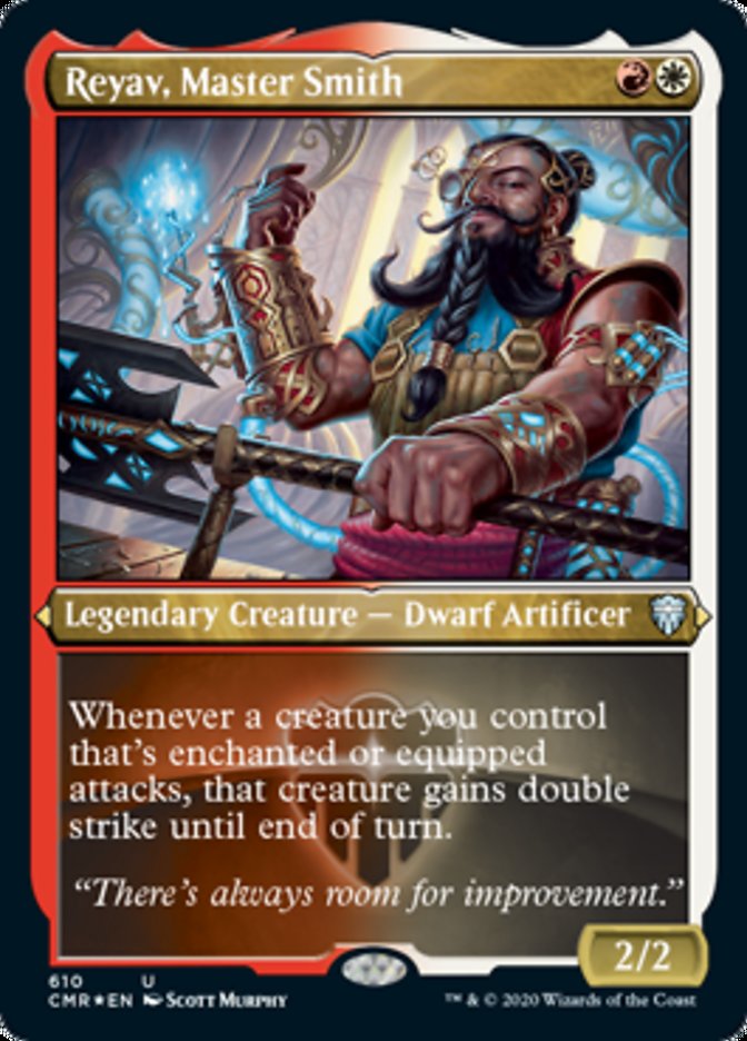 Reyav, Master Smith (Etched) [Commander Legends] - The Mythic Store | 24h Order Processing