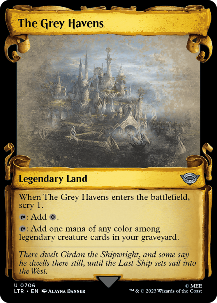 The Grey Havens [The Lord of the Rings: Tales of Middle-Earth Showcase Scrolls] - The Mythic Store | 24h Order Processing