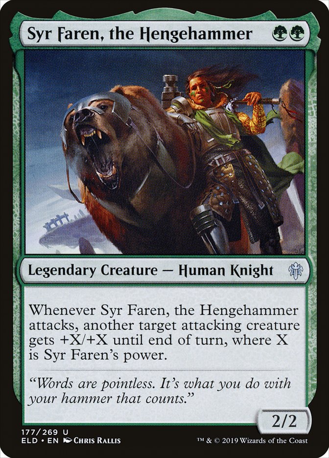 Syr Faren, the Hengehammer [Throne of Eldraine] - The Mythic Store | 24h Order Processing