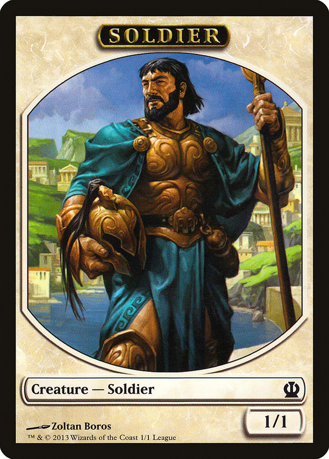 Soldier Token (Zoltan Boros) [League Tokens 2013] - The Mythic Store | 24h Order Processing