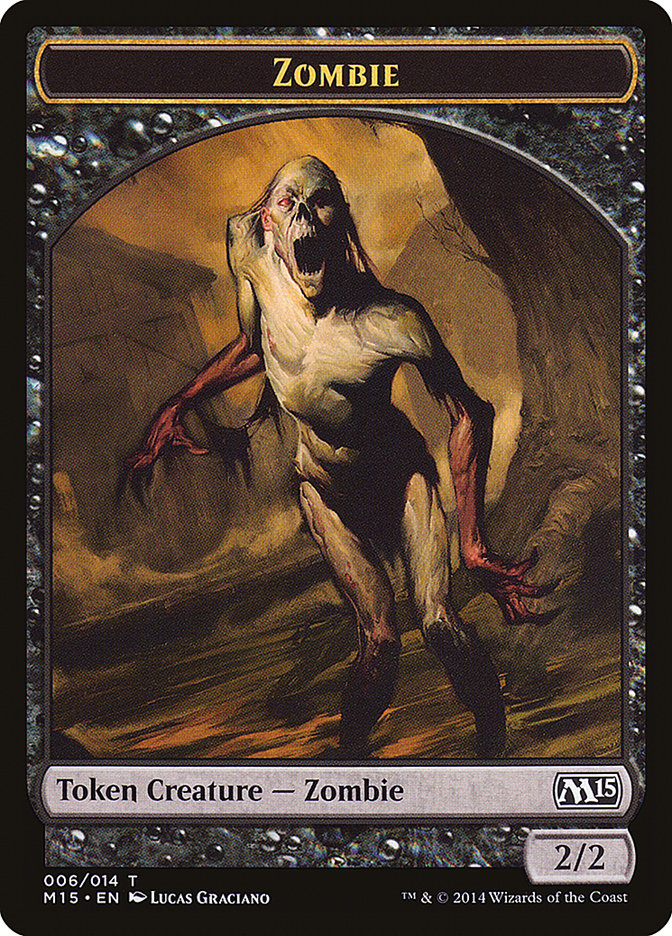 Zombie Token [Magic 2015 Tokens] - The Mythic Store | 24h Order Processing