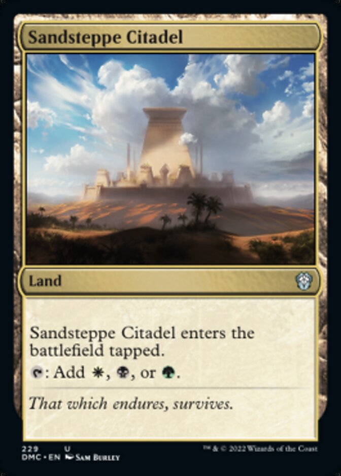 Sandsteppe Citadel [Dominaria United Commander] - The Mythic Store | 24h Order Processing