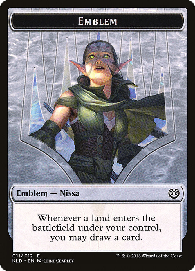 Nissa, Vital Force Emblem [Kaladesh Tokens] - The Mythic Store | 24h Order Processing